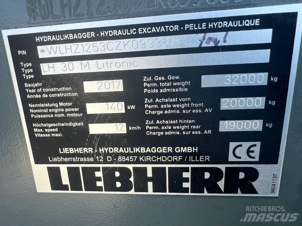 Liebherr LH30M 廢棄物/工業用操作車
