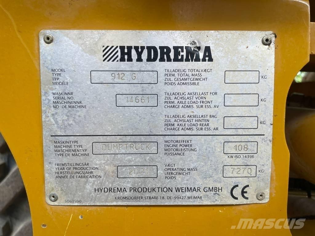 Hydrema 912 G 鉸接式起吊車
