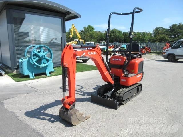 Kubota K 008-5 小型挖土機/掘鑿機<7t(小型挖掘機)