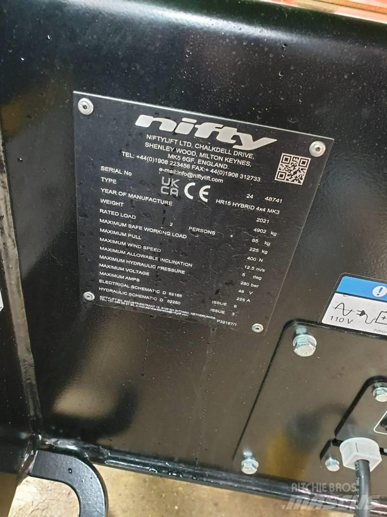 Niftylift HR15 曲臂高空作業車