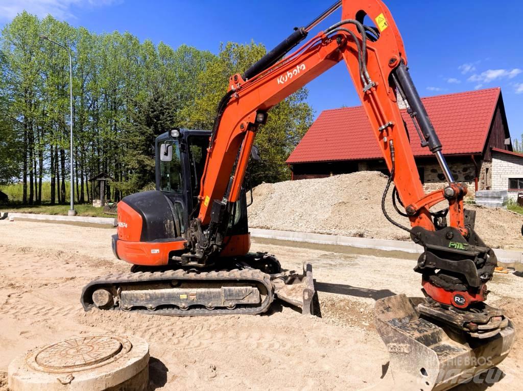Kubota KX 057-4 小型挖土機/掘鑿機<7t(小型挖掘機)