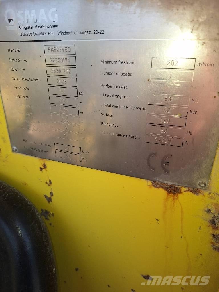 Nordmeyer SMAG FA523 其他地下設備