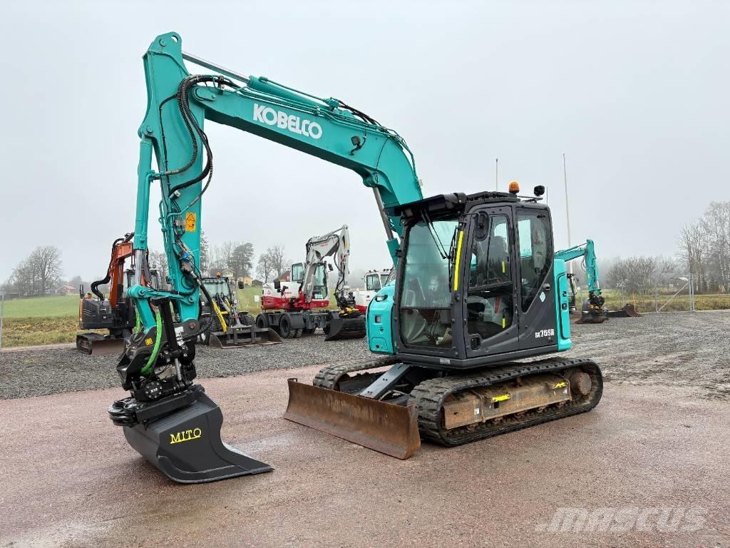 Kobelco SK75SR-7 中型挖土機/掘鑿機/挖掘機 7t-12t