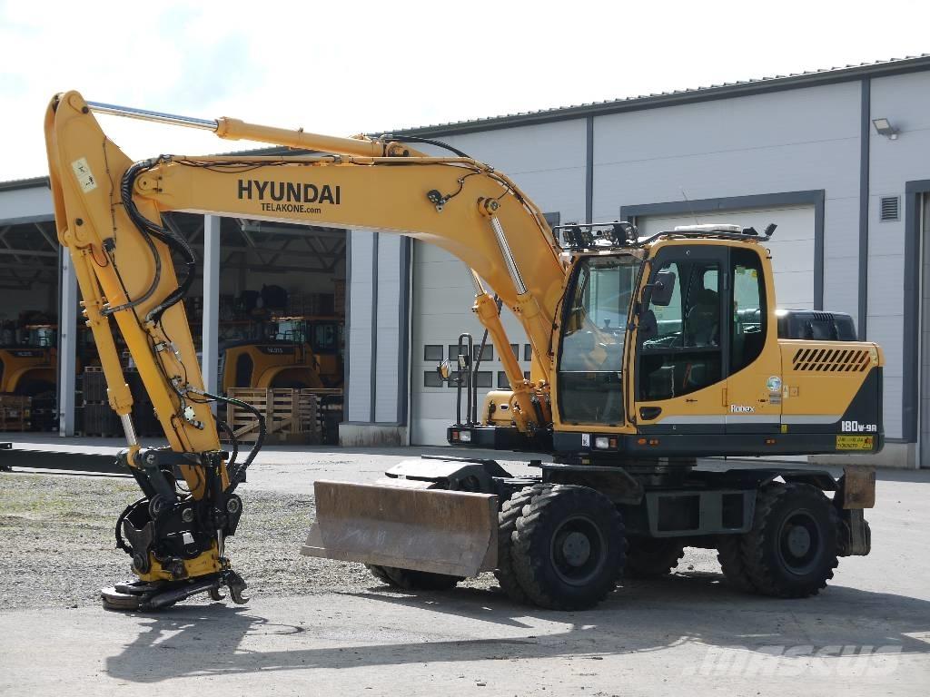 Hyundai R 180 W-9A 旋轉式挖土機/掘鑿機/挖掘機