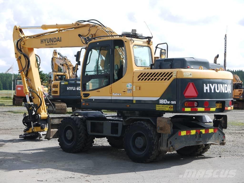 Hyundai R 180 W-9A 旋轉式挖土機/掘鑿機/挖掘機