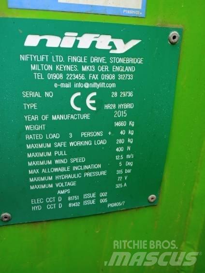 Niftylift HR 28 曲臂高空作業車