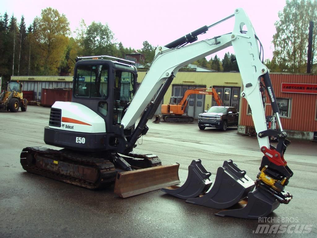 Bobcat E 50 小型挖土機/掘鑿機<7t(小型挖掘機)