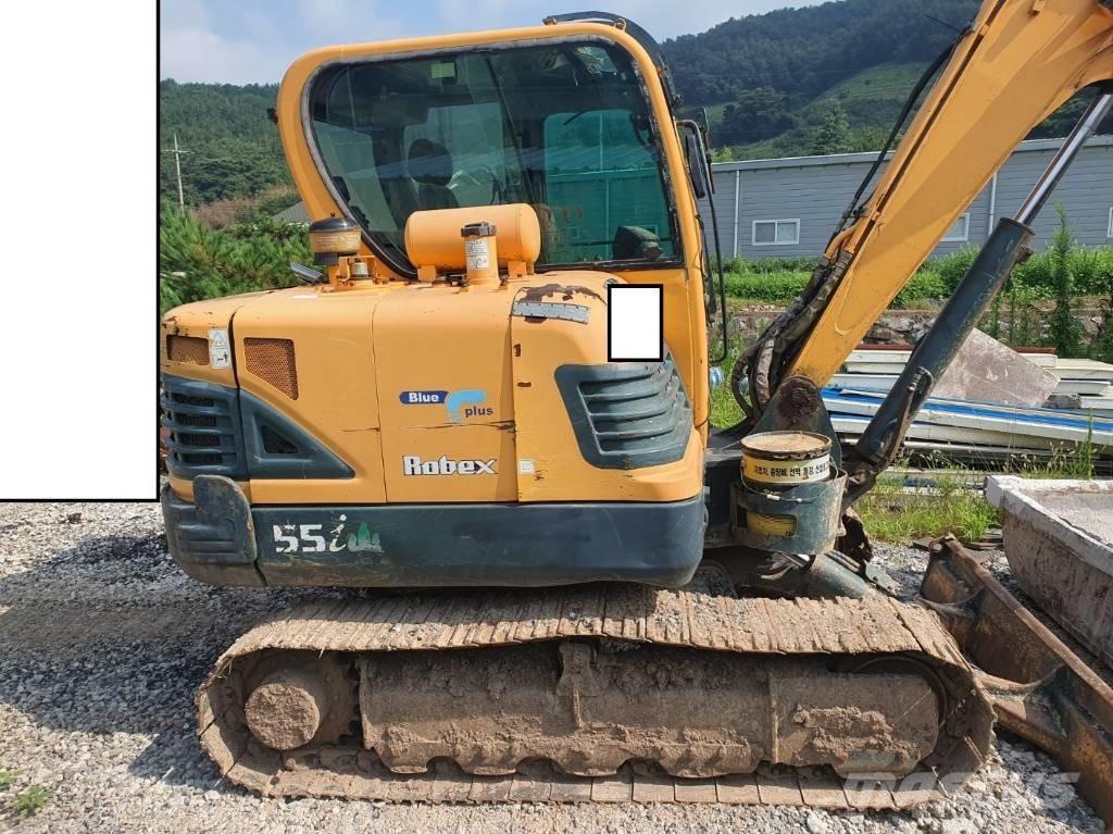 Hyundai Robex 55 小型挖土機/掘鑿機<7t(小型挖掘機)