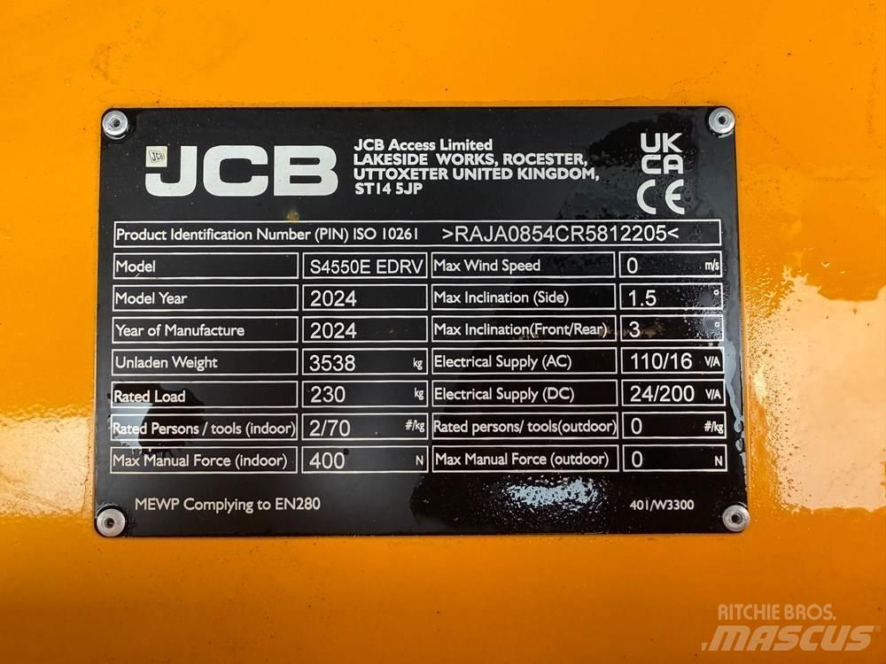 JCB S4550E 剪式升降機