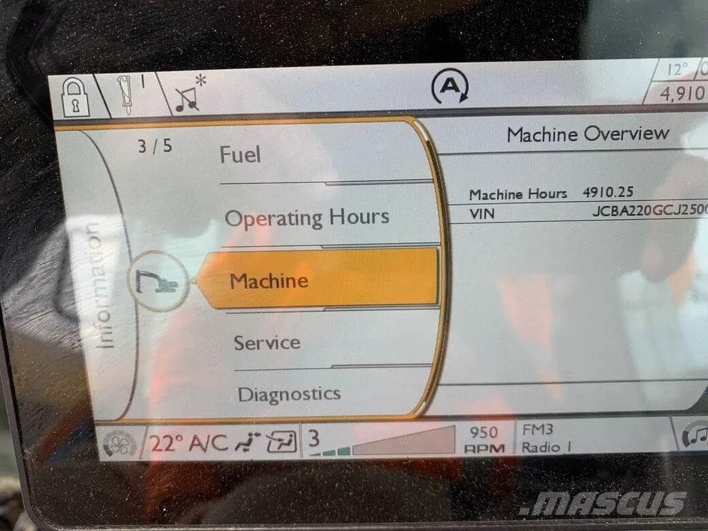 JCB JS220X 履帶式 挖土機/掘鑿機/挖掘機