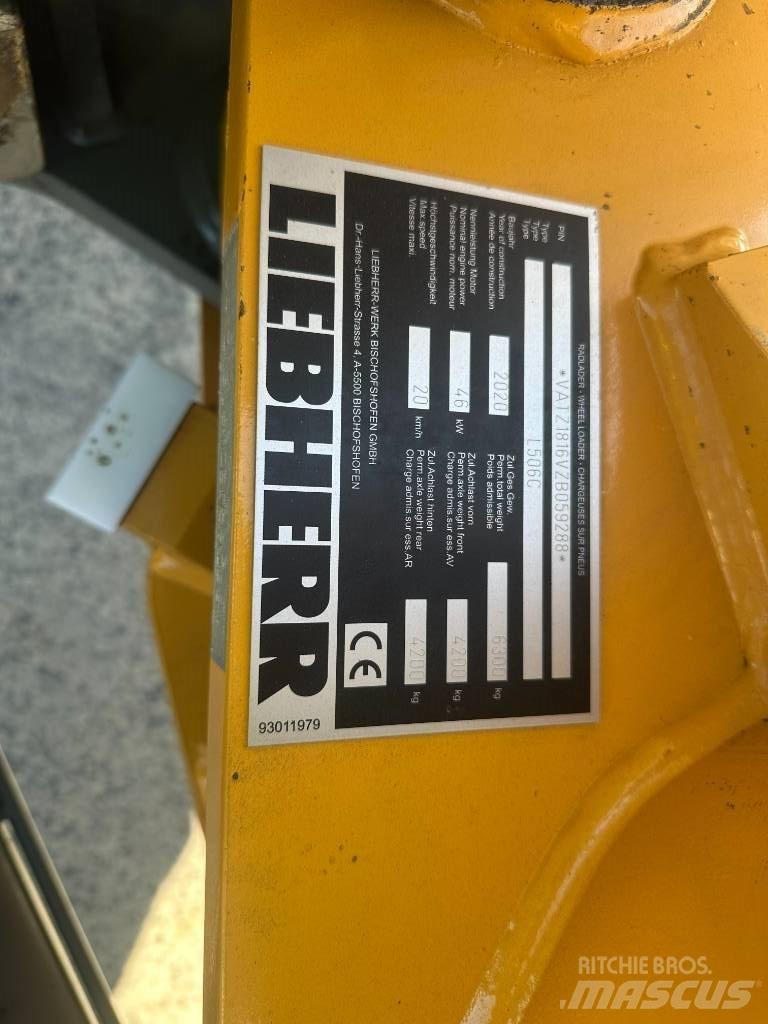 Liebherr L 506 輪胎式裝載機