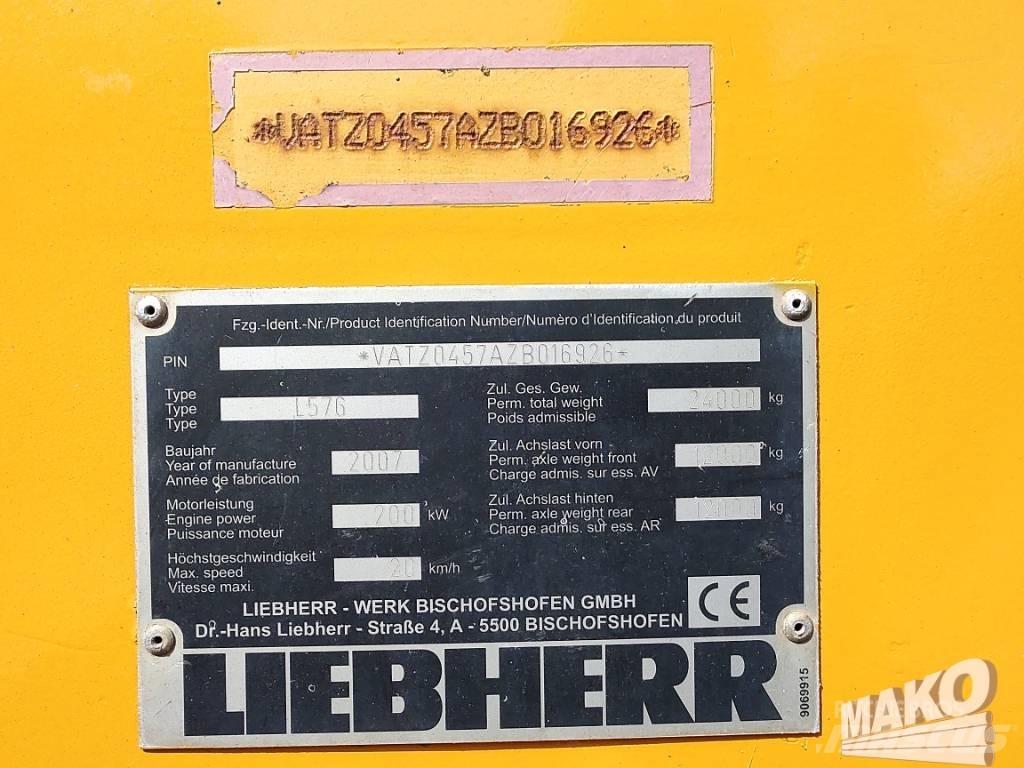 Liebherr L 576 輪胎式裝載機