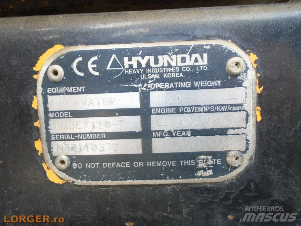 Hyundai Robex 110-7 履帶式 挖土機/掘鑿機/挖掘機