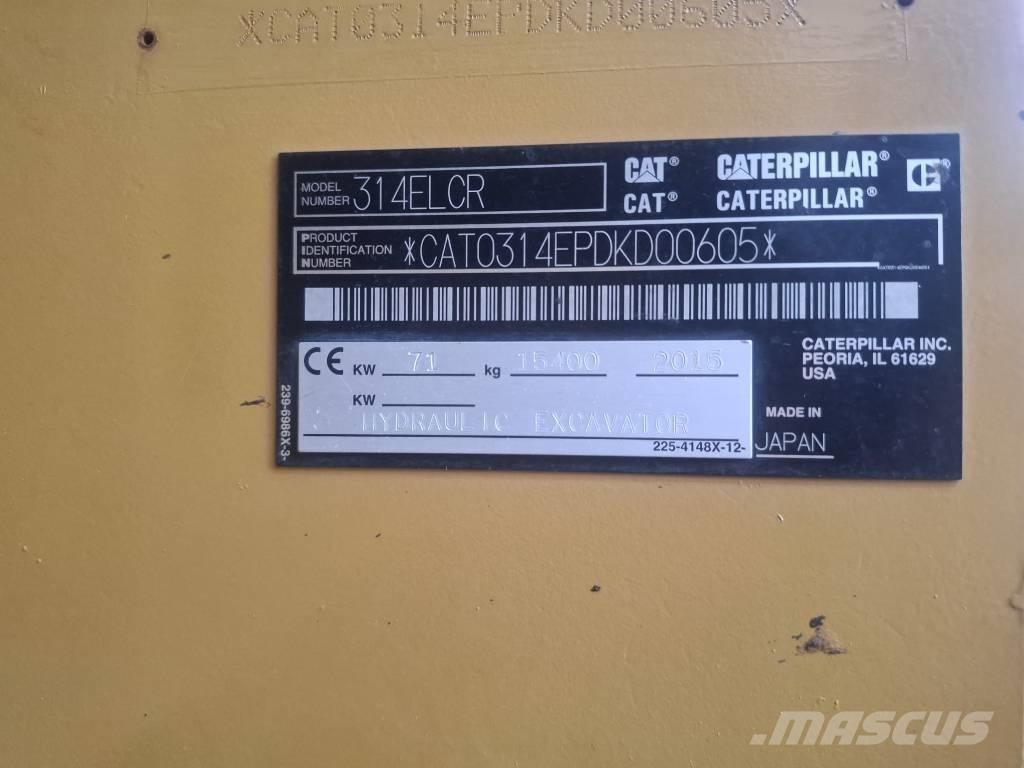 CAT 314 E LCR 履帶式 挖土機/掘鑿機/挖掘機