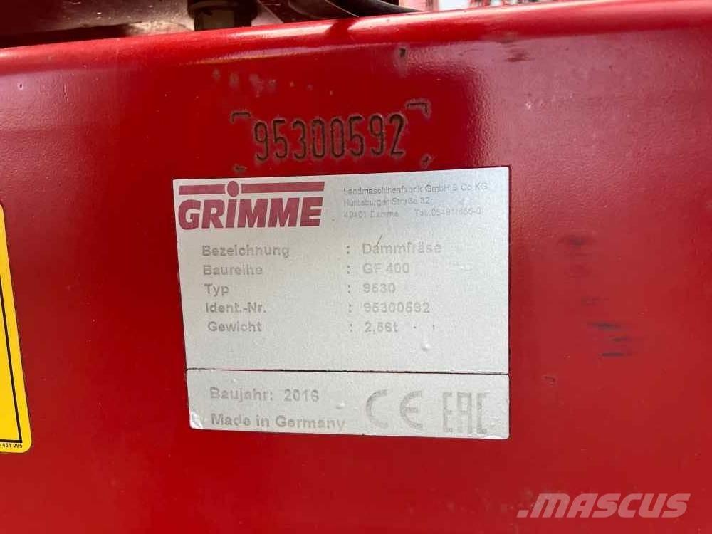 Grimme GF 400 馬鈴薯設備 - 其他