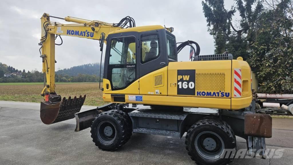 Komatsu PW 160-7K 旋轉式挖土機/掘鑿機/挖掘機