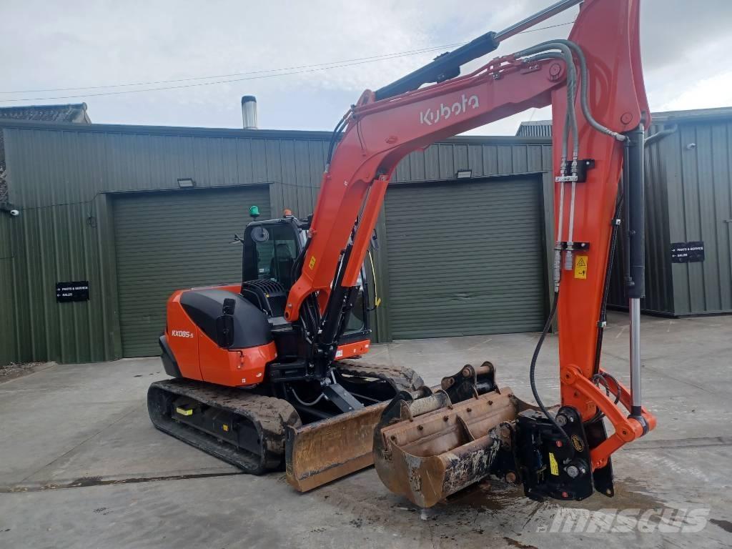 Kubota KX 085-5 中型挖土機/掘鑿機/挖掘機 7t-12t