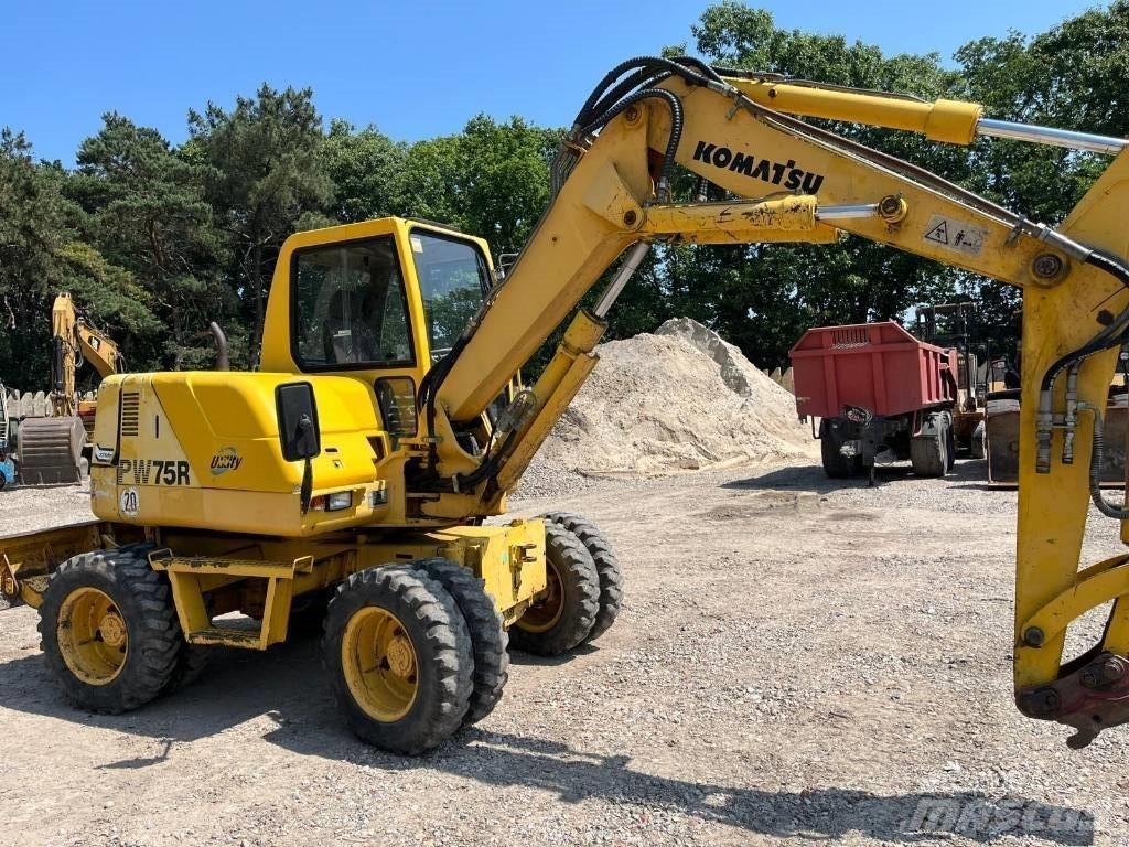 Komatsu PW 75 R 旋轉式挖土機/掘鑿機/挖掘機