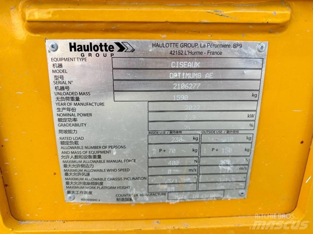 Haulotte OPTIMUM 8 剪式升降機