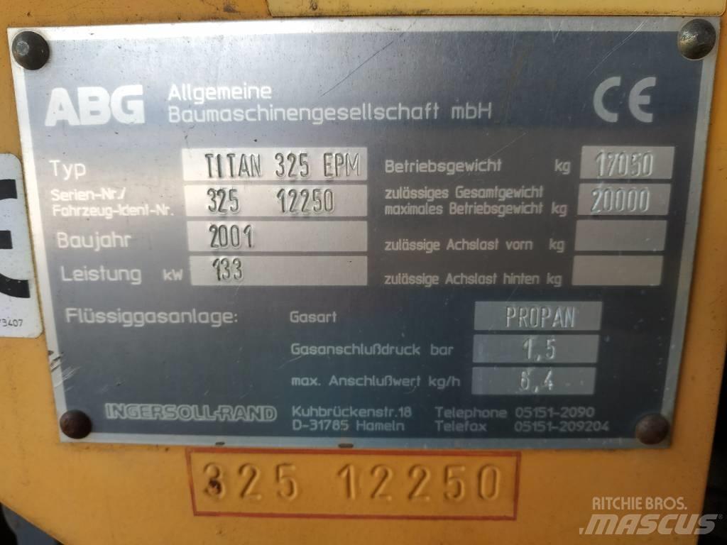 ABG Titan 325 EPM 瀝青攤舖機/鋪路機