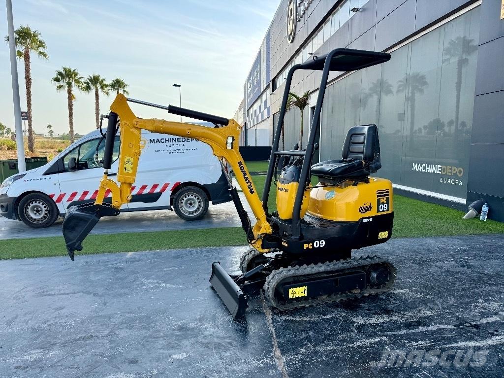 Komatsu PC 09-1 小型挖土機/掘鑿機<7t(小型挖掘機)