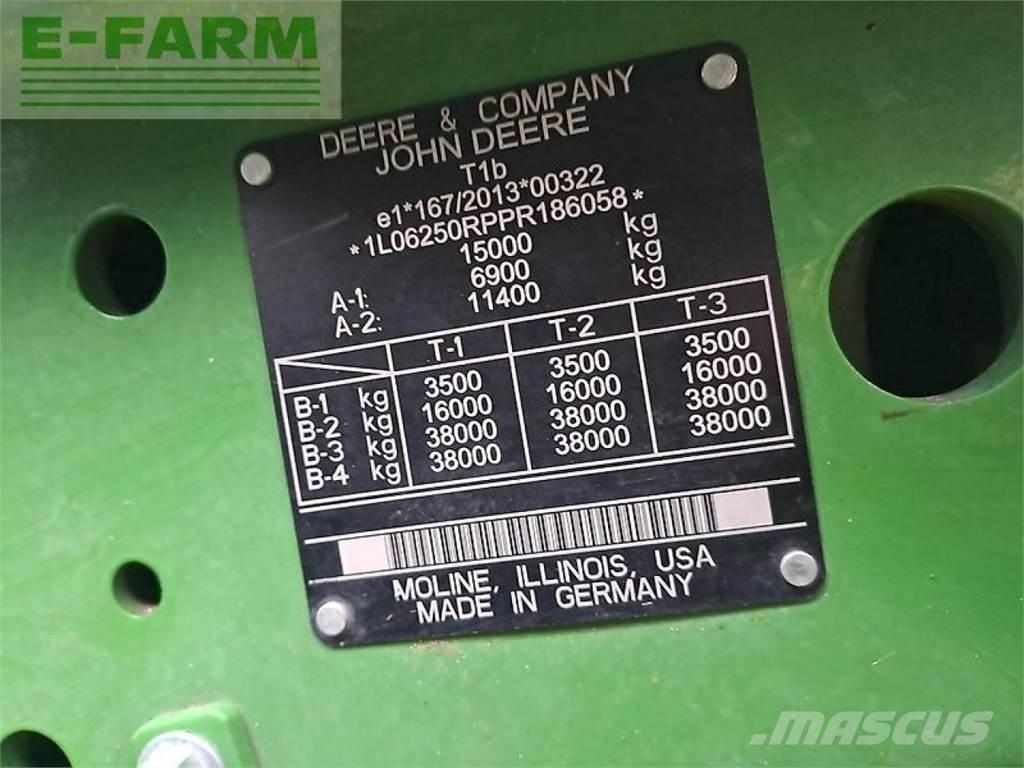 John Deere 6r250 曳引機