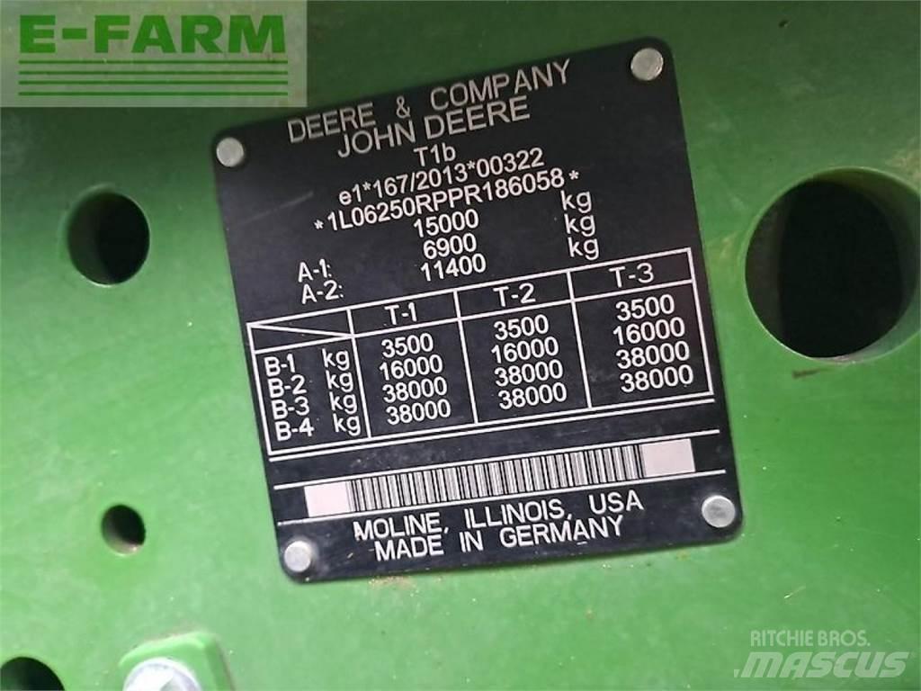 John Deere 6r250 曳引機