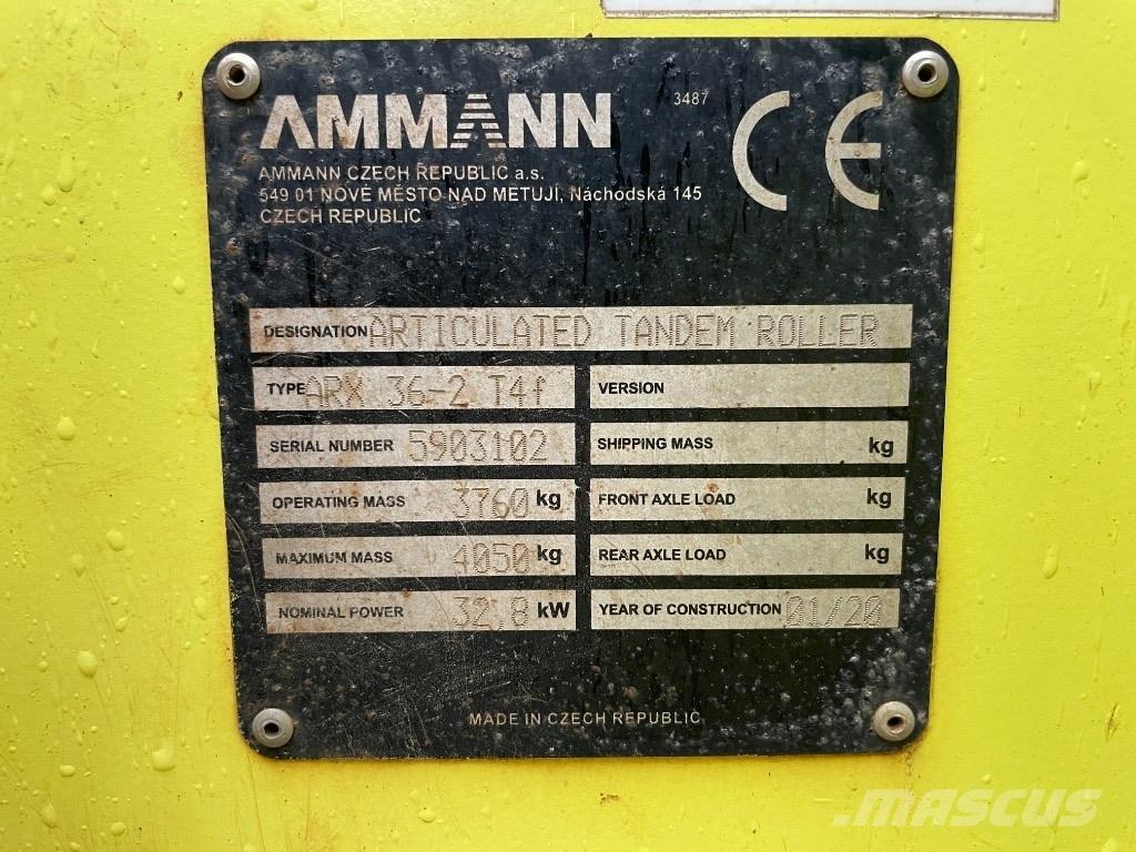 Ammann ARX 36-2 T4f 雙輪滾壓機