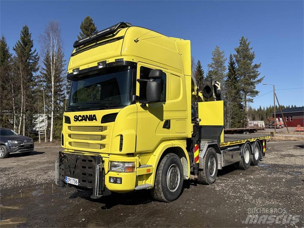 Scania R164G 8*4 起重機卡車