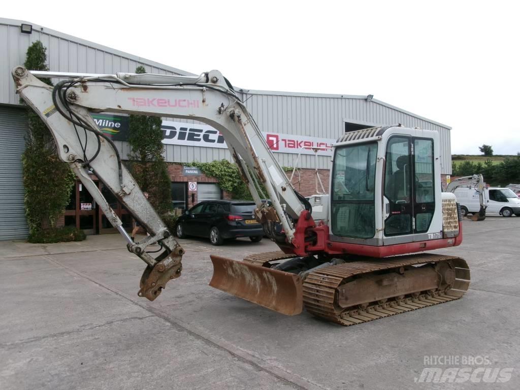 Takeuchi TB 175 中型挖土機/掘鑿機/挖掘機 7t-12t