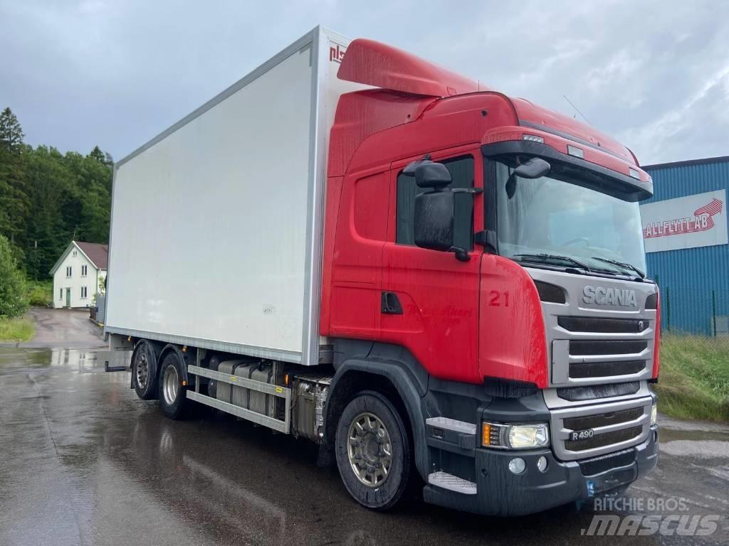 Scania R 490 LB 貨箱式卡車