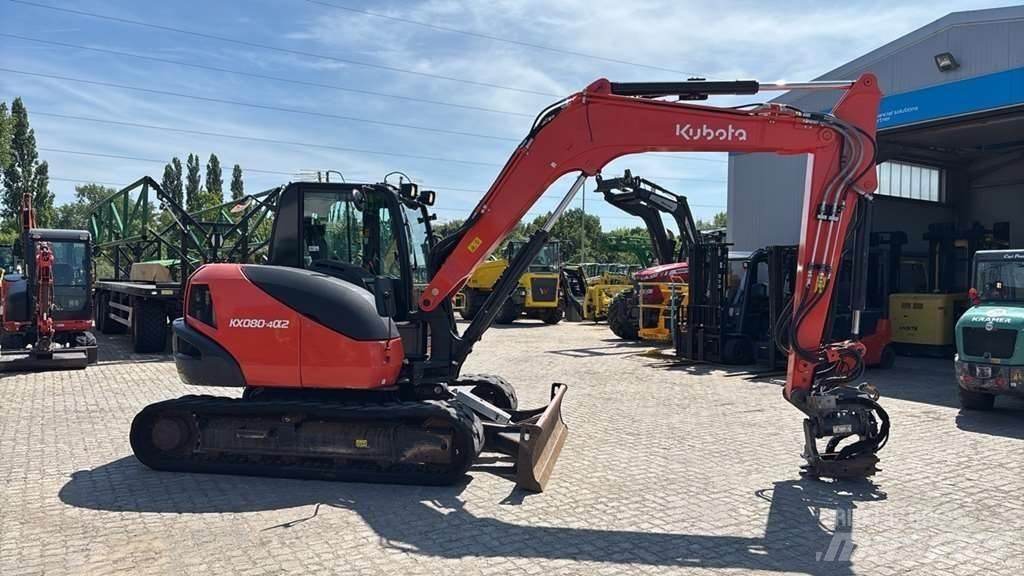 Kubota KX080-4 特殊挖土機/掘鑿機/挖掘機