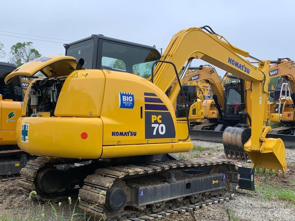 Komatsu PC 70 中型挖土機/掘鑿機/挖掘機 7t-12t