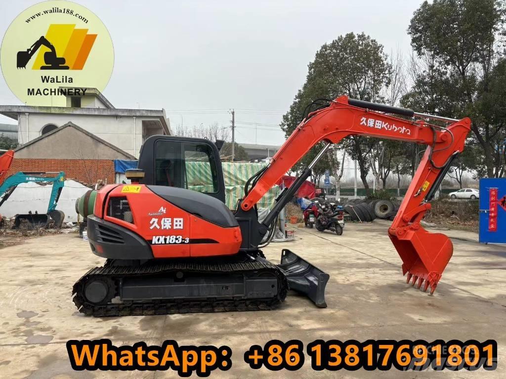 Kubota KX 183 小型挖土機/掘鑿機<7t(小型挖掘機)