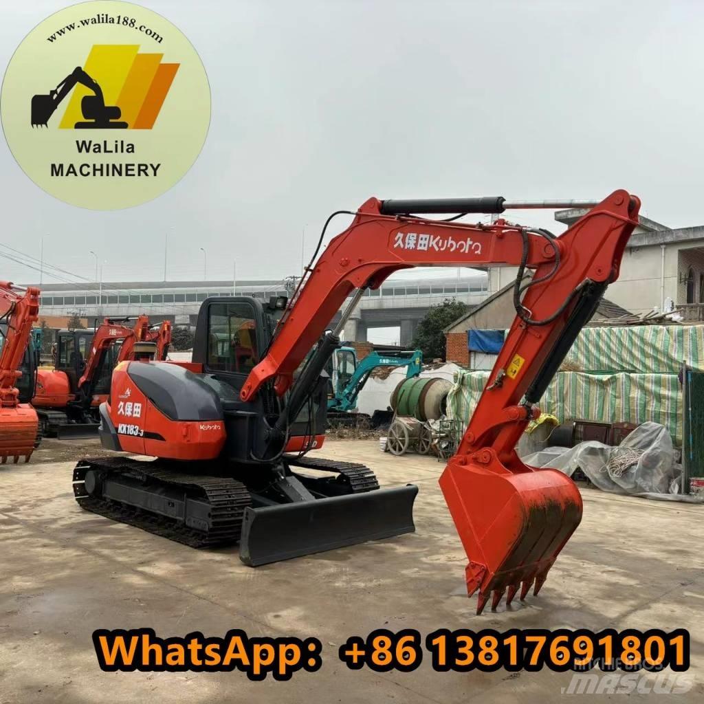 Kubota KX 183 小型挖土機/掘鑿機<7t(小型挖掘機)