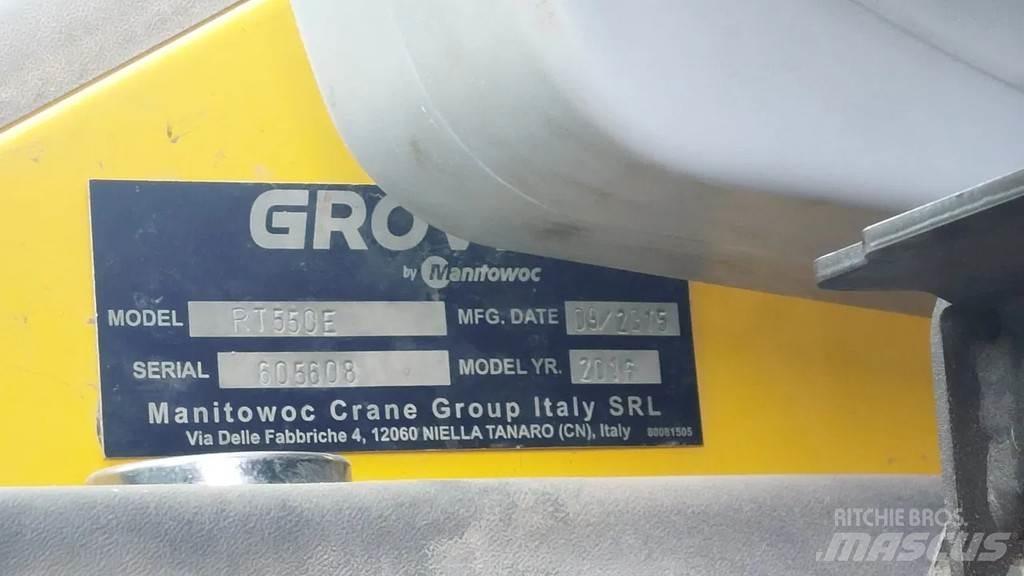 Grove RT 550E 越野起重機