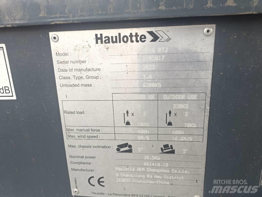 Haulotte HA16RTJ 曲臂高空作業車