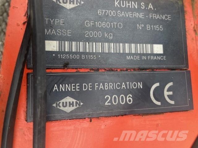 Kuhn GF 10601 TO 耙與翻草機