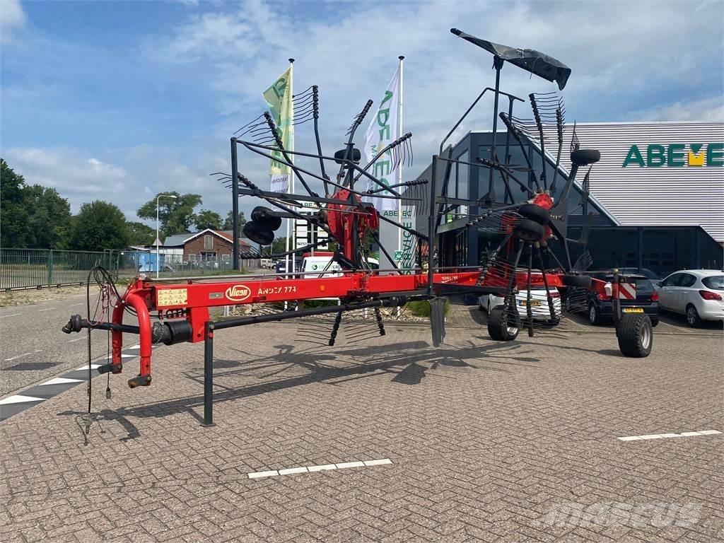 Vicon andex 774 耙與翻草機