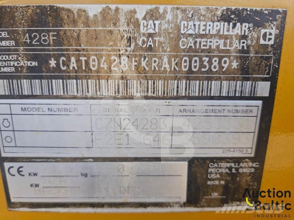CAT 428 F 反鏟裝載機