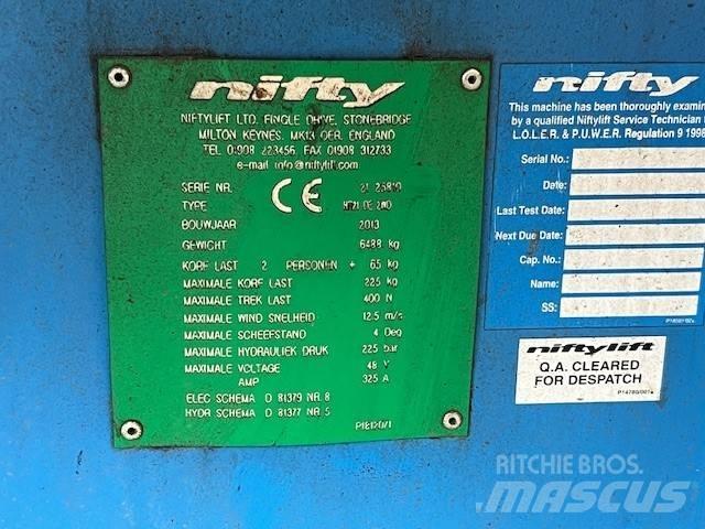 Niftylift HR 21 D E 曲臂高空作業車