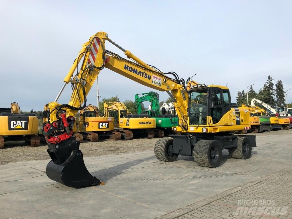 Komatsu PW180-7EO 旋轉式挖土機/掘鑿機/挖掘機