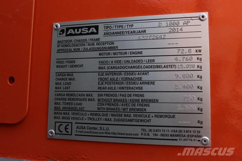 Ausa D 1000 AP 側卸礦車