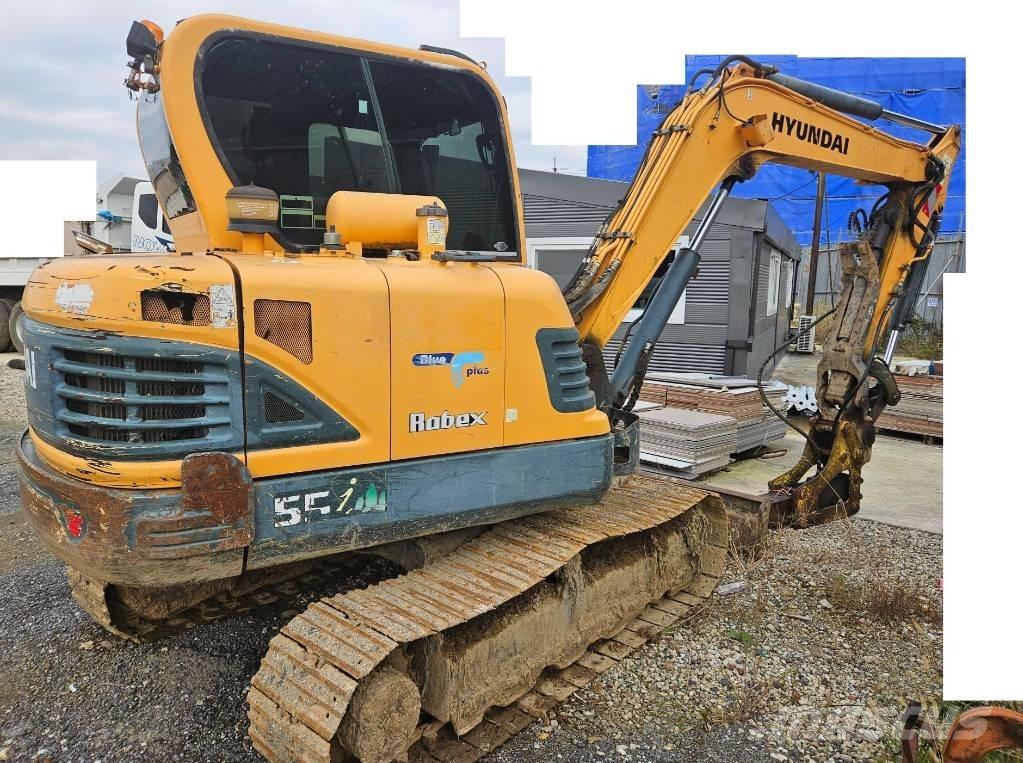 Hyundai ROBEX 55 小型挖土機/掘鑿機<7t(小型挖掘機)