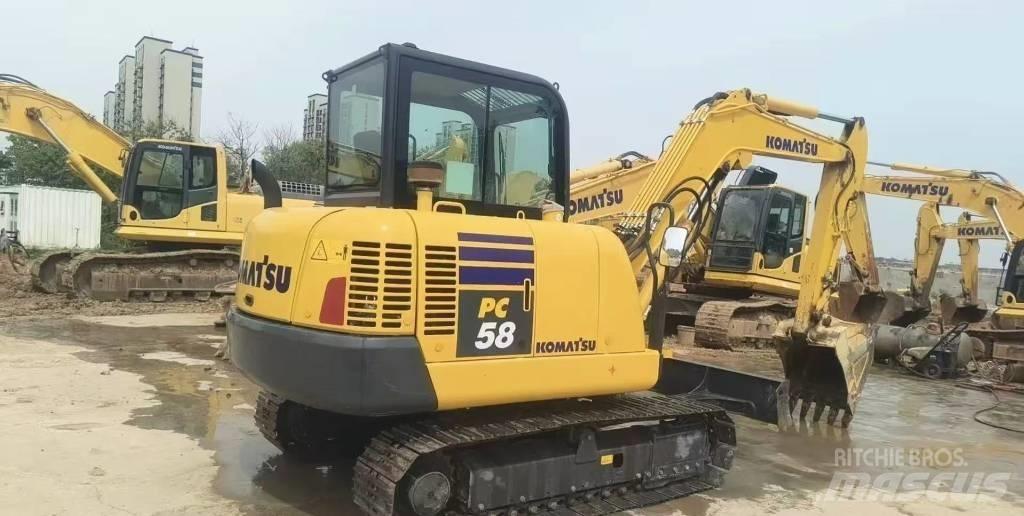 Komatsu PC 58 小型挖土機/掘鑿機<7t(小型挖掘機)