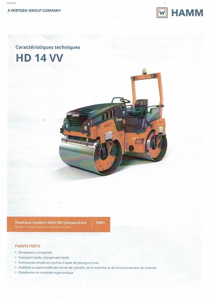Hamm HD 14 VV 雙輪滾壓機