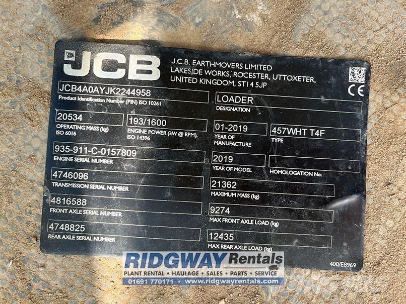 JCB 457 輪胎式裝載機