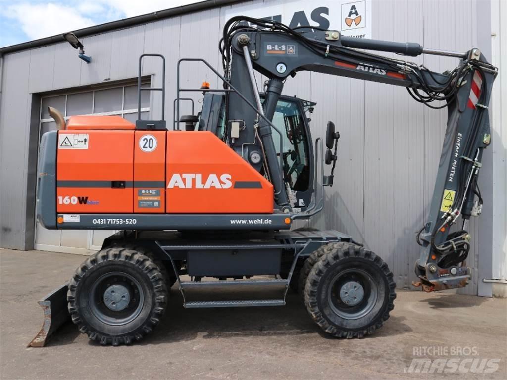 Atlas 160W-BLUE 旋轉式挖土機/掘鑿機/挖掘機