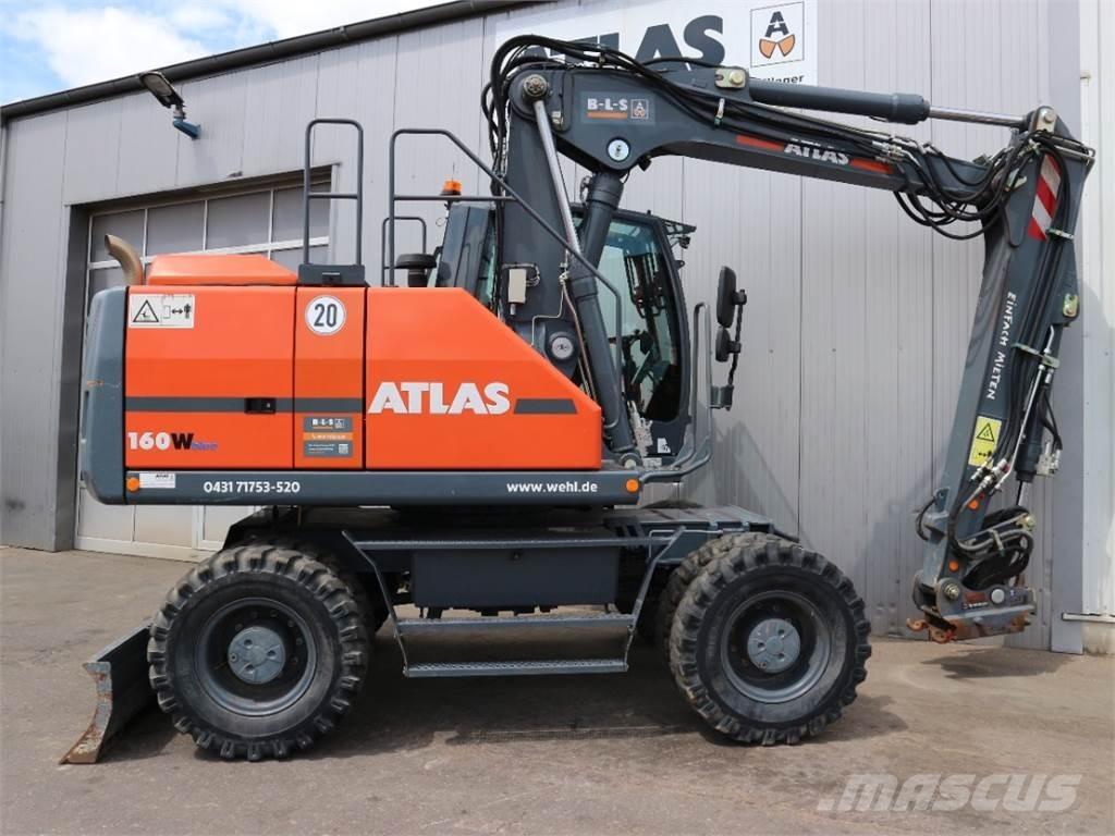 Atlas 160W-BLUE 旋轉式挖土機/掘鑿機/挖掘機