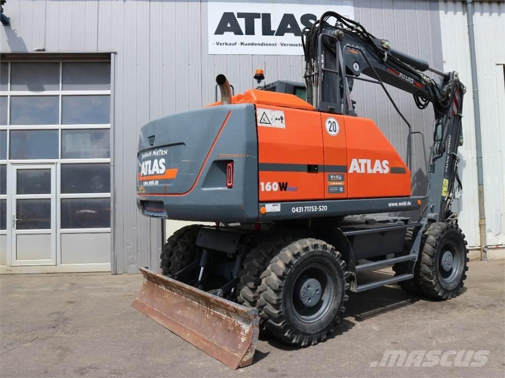 Atlas 160W-BLUE 旋轉式挖土機/掘鑿機/挖掘機